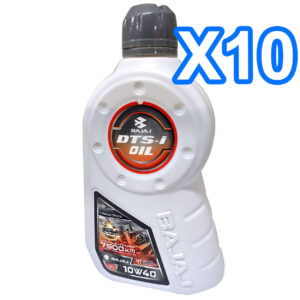 10 Litros Aceite Bajaj 10w40 Sintetico 100%