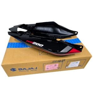Cubierta Colin Trasero Negro / Rojo Moto Pulsar Ns 200 Ug Bajaj
